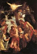 Paolo Veronese The Baptism of Christ oil painting reproduction